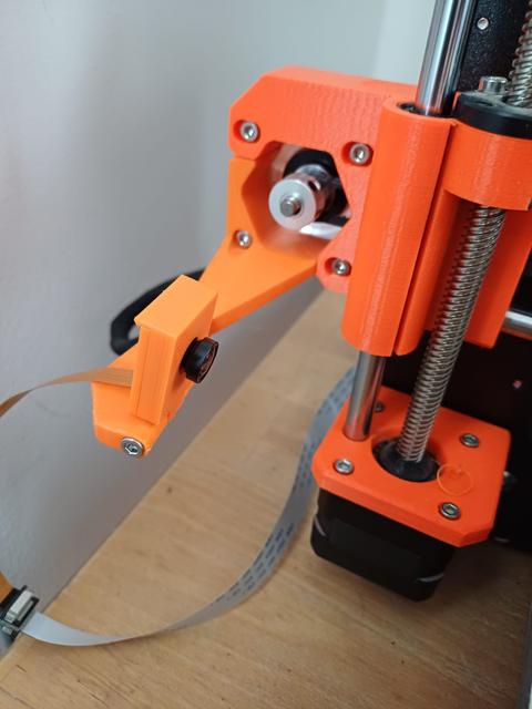 Cam housing for RPi Zero 160° camera (fits MK3S(+) camera mount) 3D model thumbnail
