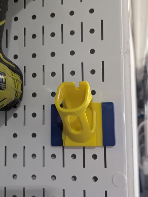 Ryobi 18V Battery mount for DDD Wall Control 3D model thumbnail