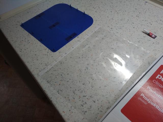 Stencil for shield from punched pockets 3D model thumbnail