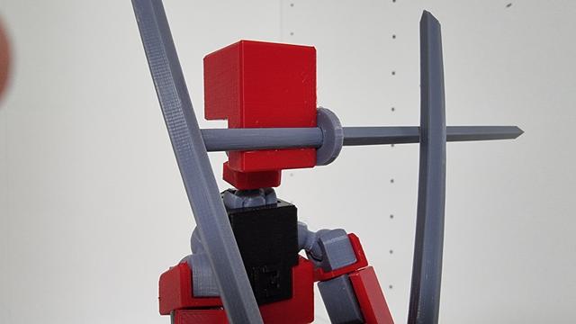 Lucky 13 mouth blade head remix 3D model thumbnail