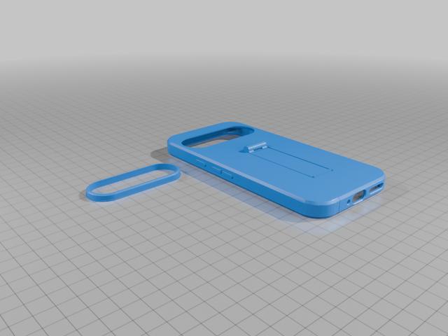 Phone Case Google Pixel 9 with Stand Concept 3D model thumbnail