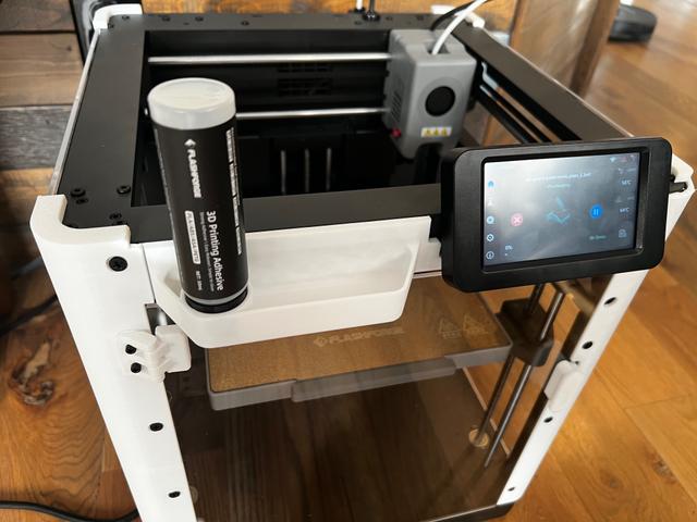 AD5M DIY Enclosure Shelf with Adhesive Bottle Holder 3D model thumbnail