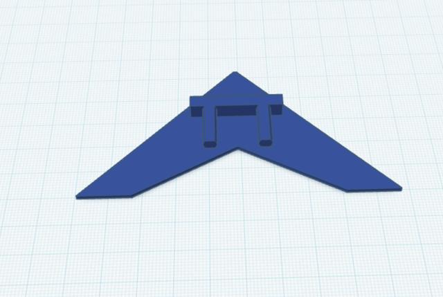 Dummy 13 hang glider 3D model thumbnail