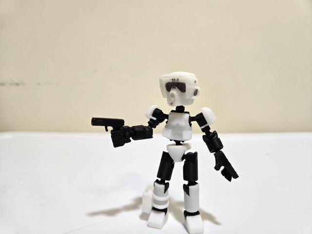 Mini 13 Scout Trooper (Sniper rifle and Jedi: Fallen Order version included) 3D model thumbnail