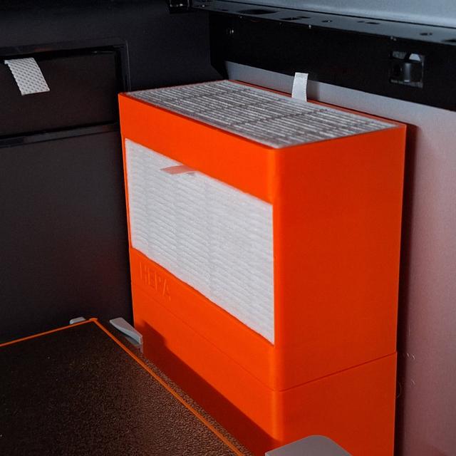 BentoBox High flow dual HEPA filter remix (HepaBox) 3D model thumbnail