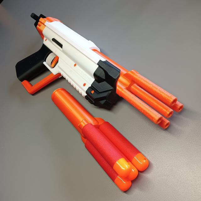Silly Shell -- 4x / 5x MEGA Dart -- (for Anemone, Wildstyle etc.) 3D model thumbnail
