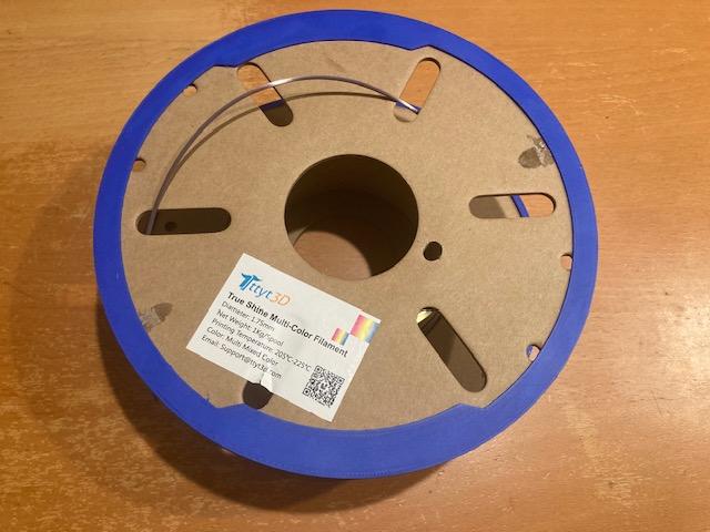 Cardboard Spool Ring for Bambu Lab AMS - TTYT Filament 3D model thumbnail