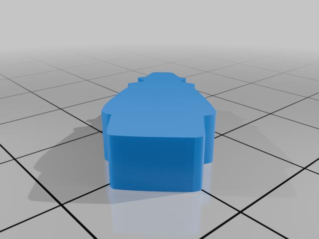 Detective Player Token 3D model thumbnail