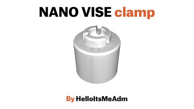 Nano vise clamp screw extender 3D model thumbnail