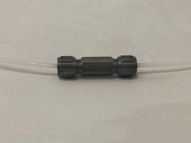 Low Profile PTFE Bowden Tube Connector Fitting 3D model thumbnail