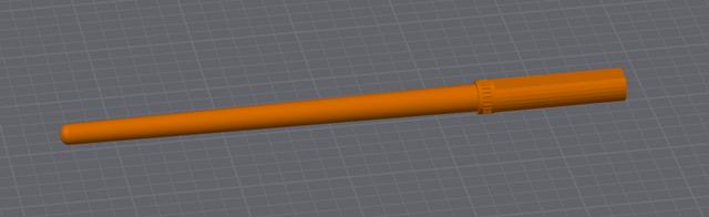 Dummy 13 Light Saber resized 250% 3D model thumbnail