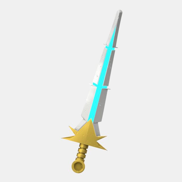 Lego Universe Sword 3D model thumbnail