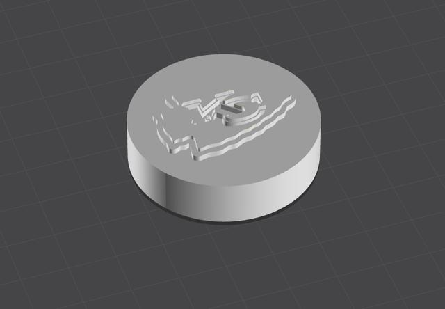 Chiefs Badge 3D model thumbnail
