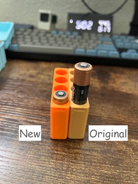 Improved AA battery inserts for Duracell 3D model thumbnail