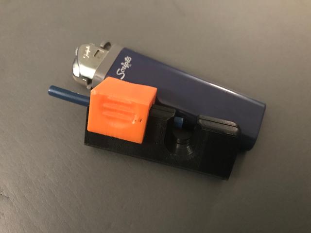 Filament Splicing Jig + PTFE 3D model thumbnail