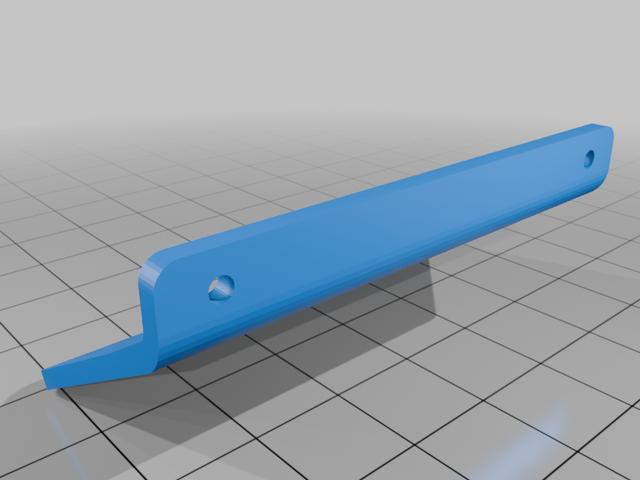 RC18T Wing Spoiler 3D model thumbnail