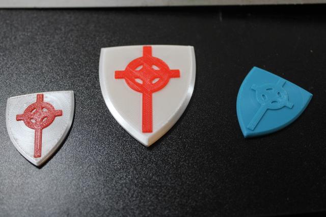 Dummy 13 Shield Celtic Cross 3D model thumbnail