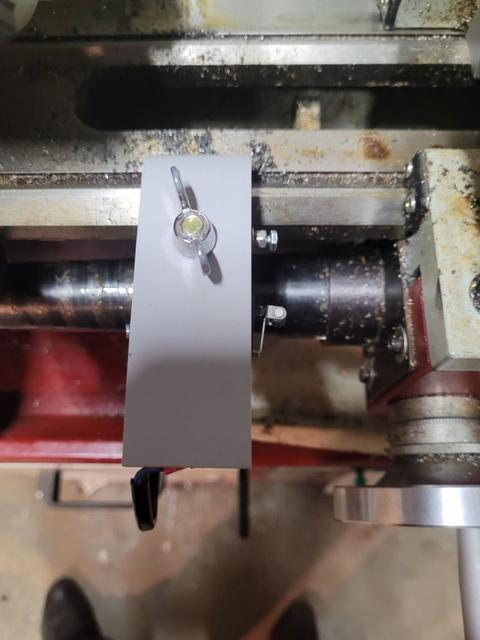 Lathe electric end stop 3D model thumbnail