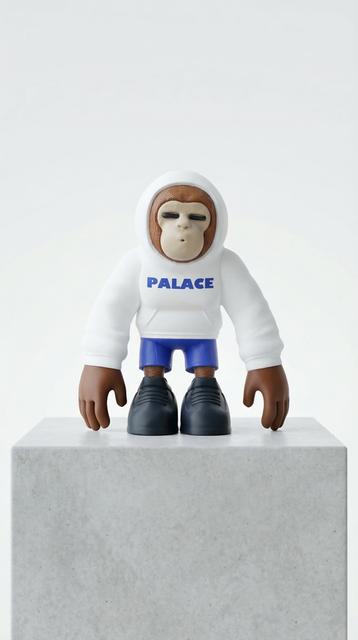 APE SKATE - Art Toy 3D 3D model thumbnail