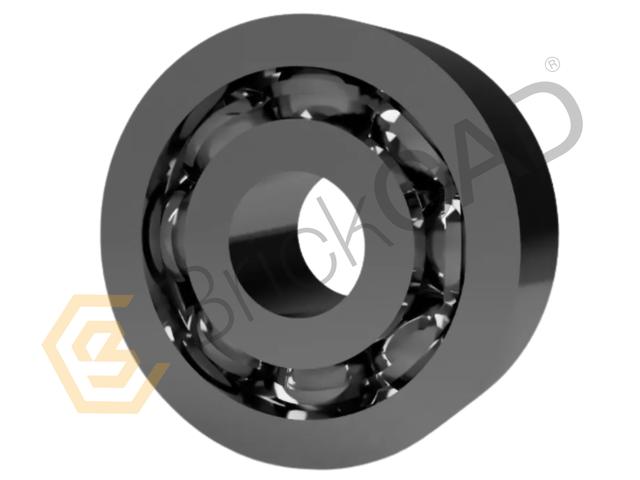 Plastic Ball Bearing 3D model thumbnail