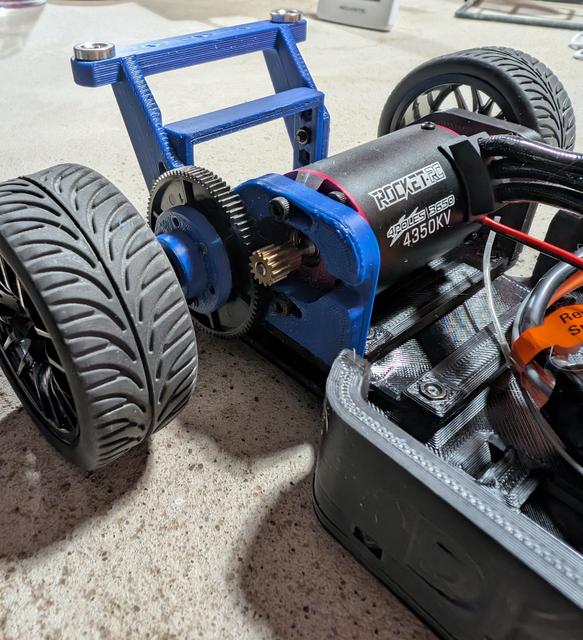 1/10 RC Chassis Adapter 3D model thumbnail