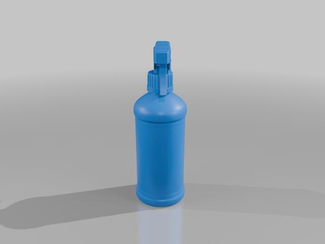 Hospital grade wound cleanser (Game asset) 3D model thumbnail