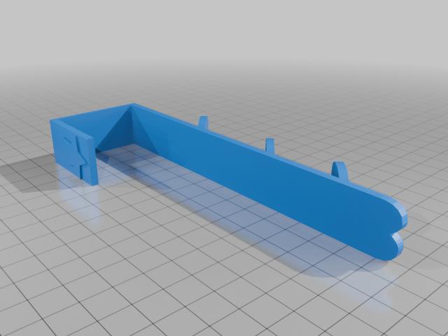 hanger door 35 mm 3D model thumbnail