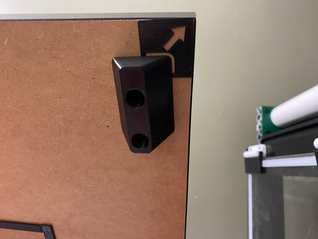 Prusa MMU Enclosure Centering Part - Offset hole 3D model thumbnail