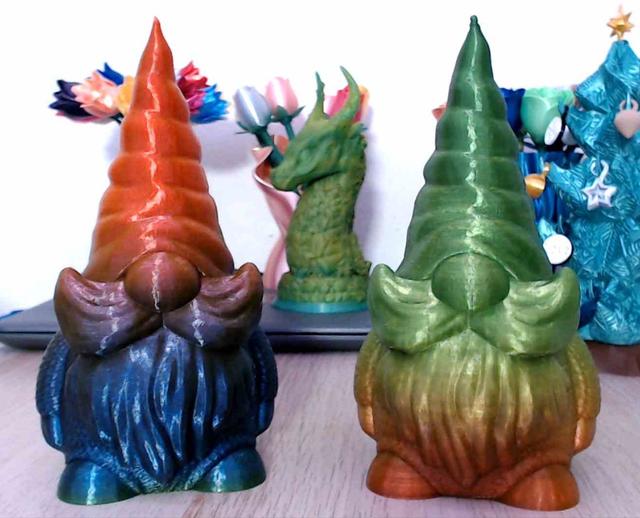 Gnome remix no supports 8 inches tall 3D model thumbnail
