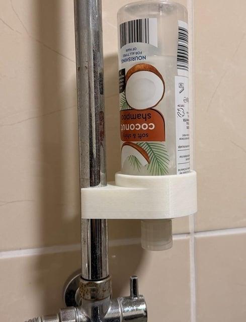 Inverted Shampoo Bottle Holder 3D model thumbnail