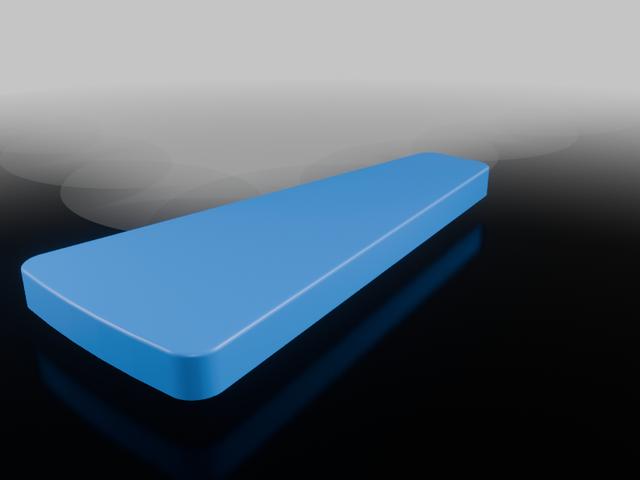 Playmobil stair tread 3D model thumbnail