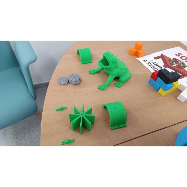 Xogo da Rá / Juego de la Rana / Frog game. Polos creativos 3D model thumbnail