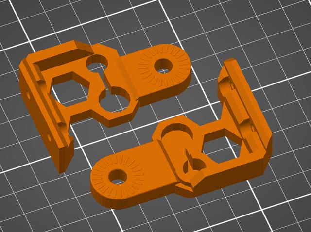 Z top axis sneaks  mount 3D model thumbnail