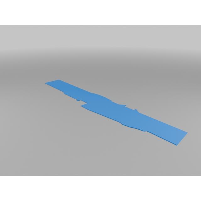 Conversion Parts for Trumpeter Intrepid Kit (1:350 scale) 3D model thumbnail