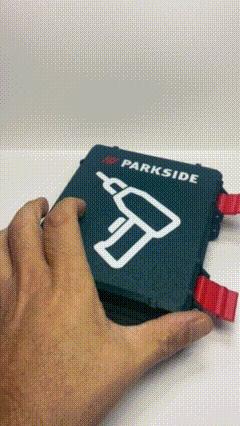 Estuche duradero para destornillador Parkside 3D model thumbnail