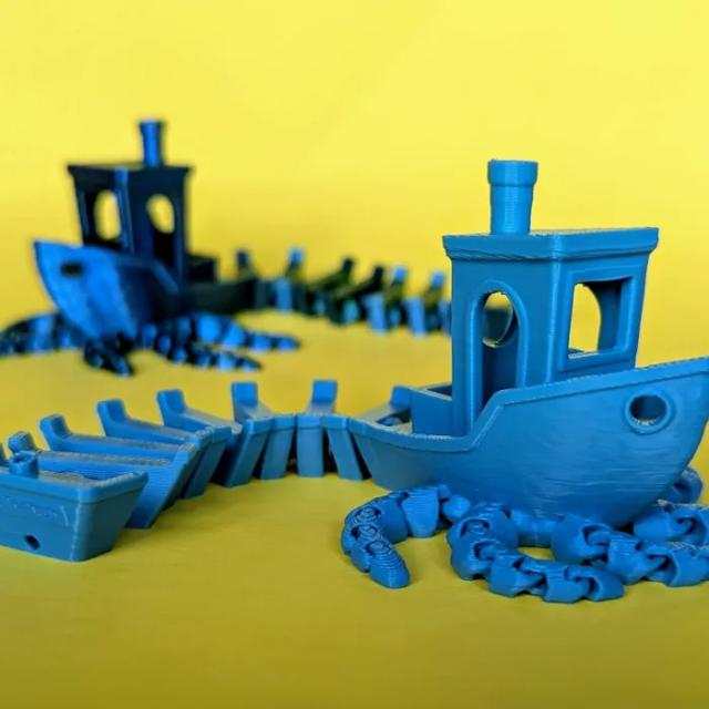 Articulated Benchtopus 3D model thumbnail