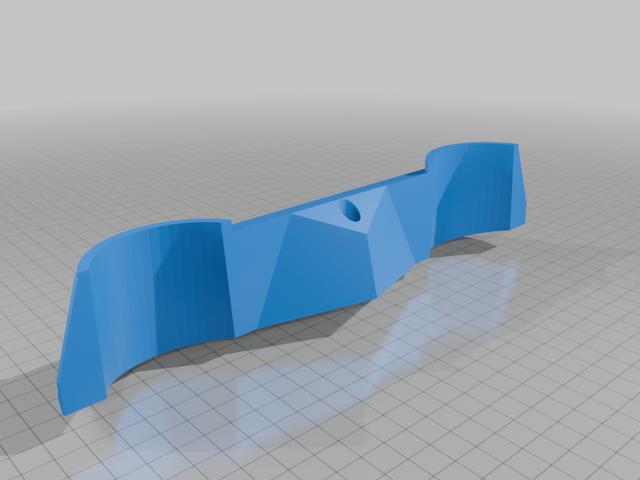 Bait boat s70-30, transom and floats for stability on the water. 3D model thumbnail