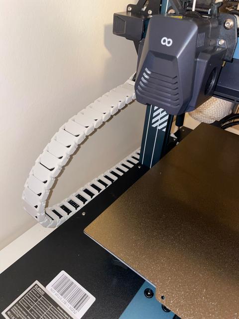 Cable Chain for Elegoo Neptune 4 Plus improved printing. 3D model thumbnail