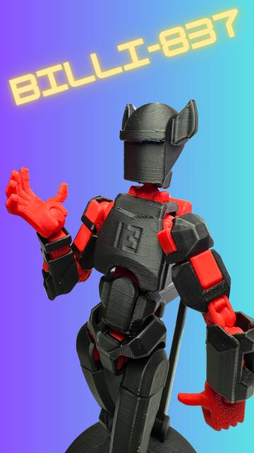 Dummy 13 Head Billi-837 3D model thumbnail