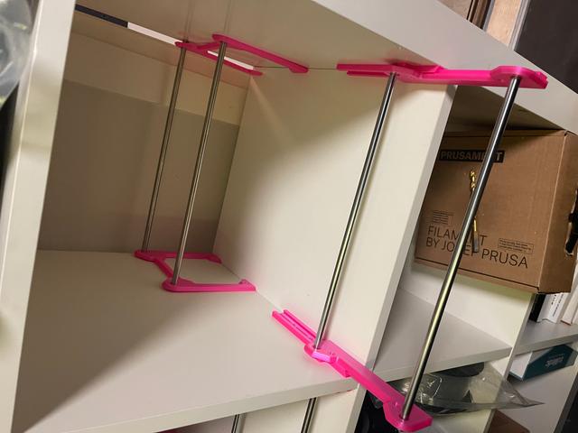 IKEA Kallax Filament Storage Rack Slideout 3D model thumbnail