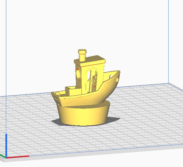 Benchy drain plug for sink or bathtub. 3D model thumbnail