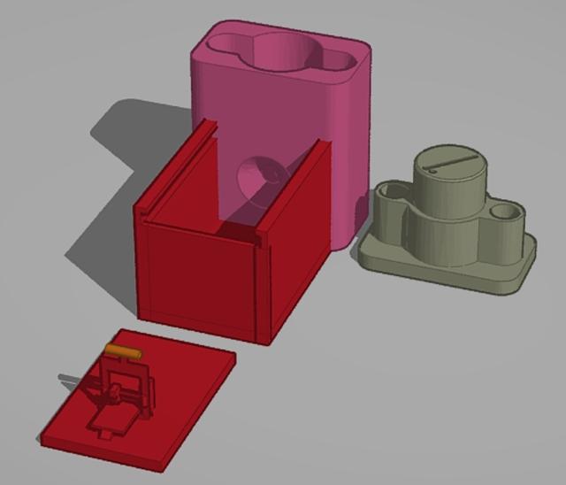 Řezák filamentu 3D model thumbnail