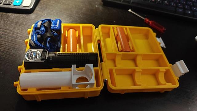 Convoy H2 Flashlight Storage Box 3D model thumbnail