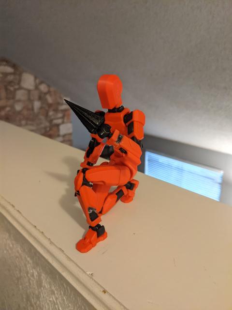 Dummy 13 Spike Hand 3D model thumbnail