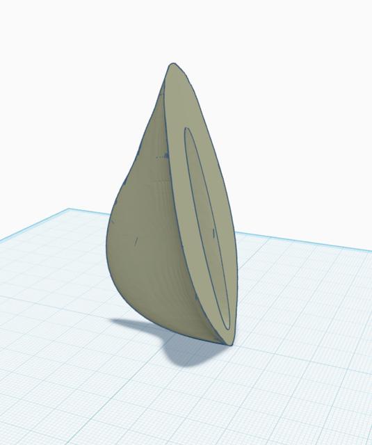 TBS Mojito Lower Vertical Stabilizer (Motor Protector) 3D model thumbnail
