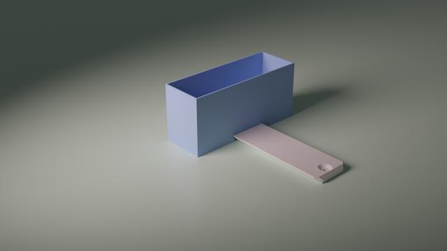 Silica Gel Box dry Dessicant 3D model thumbnail