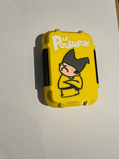 Boîte de Jeu de cartes Le Pouilleux 3D model thumbnail