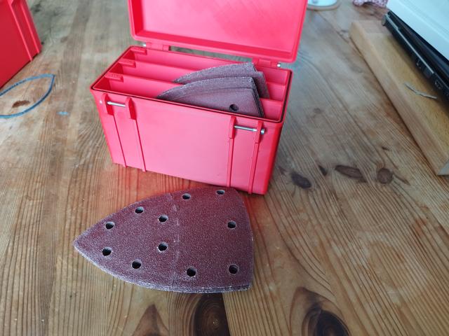 Rugged box for sanding pads 152x105 3D model thumbnail