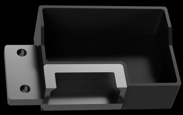 Voron 2.4R2 Nozzle Cleaner & Purge Bucket 3D model thumbnail