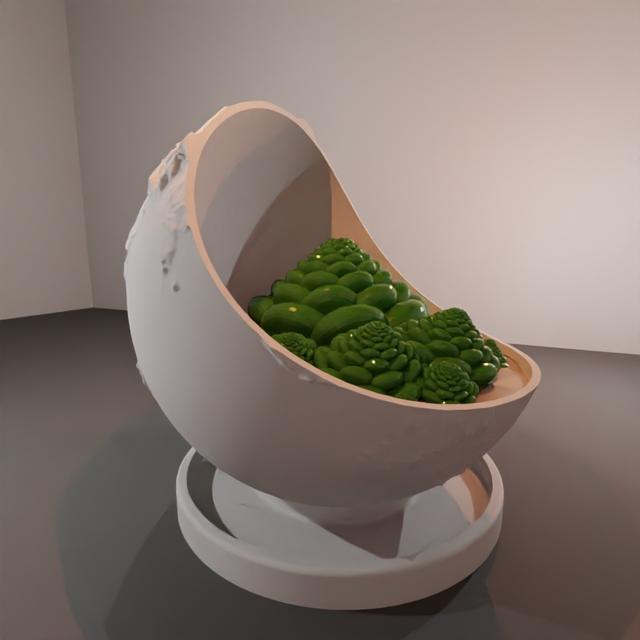 Earth Planter 3D model thumbnail